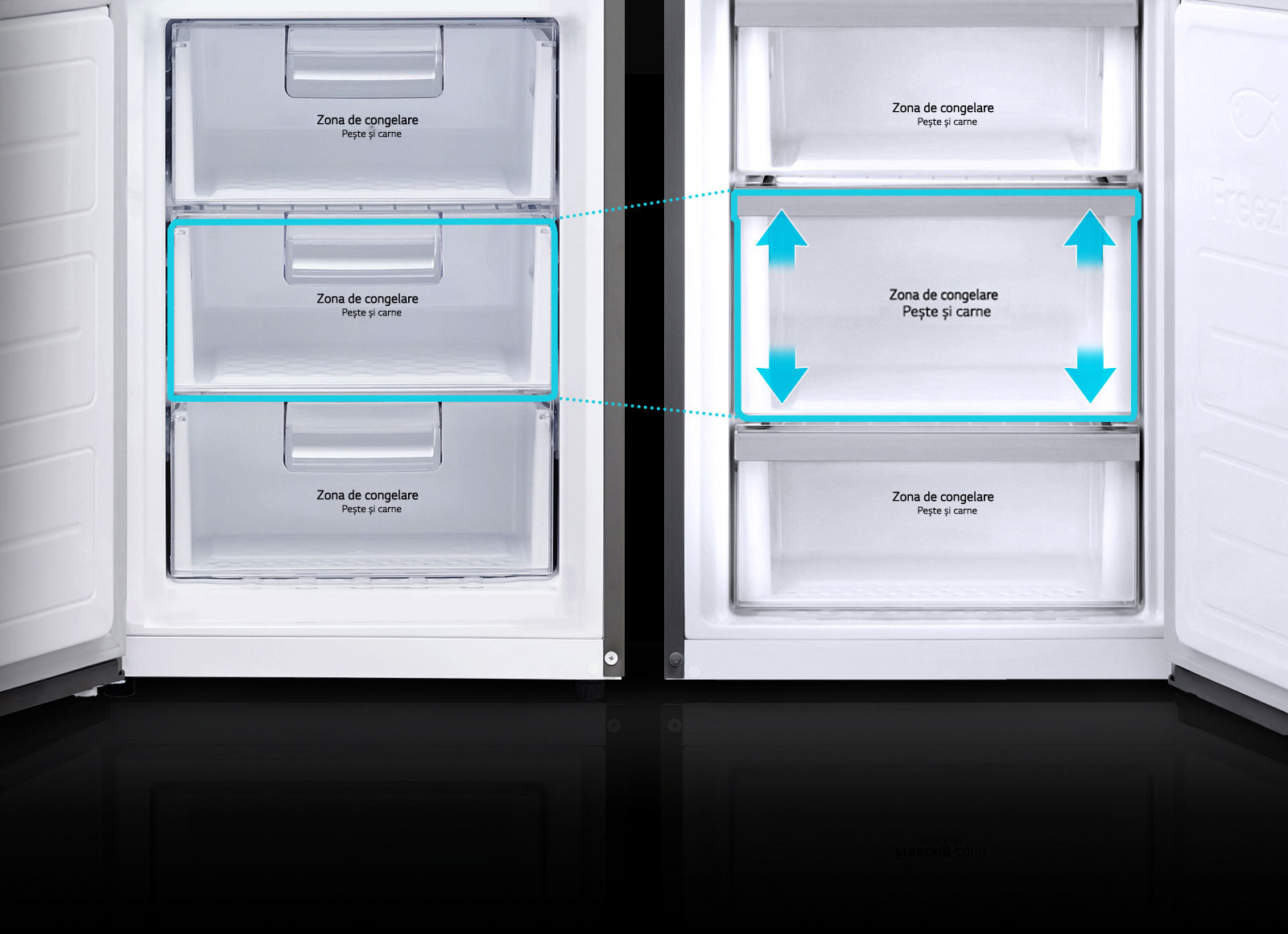 LG Combina frigorifica 343 L Total No Frost Compresor Linear