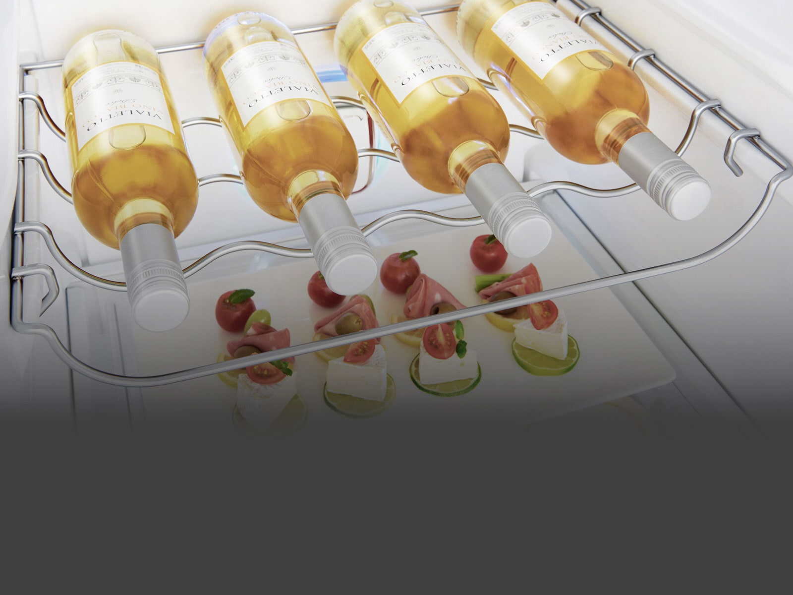 Suport integral pentru sticle de vin<br>1