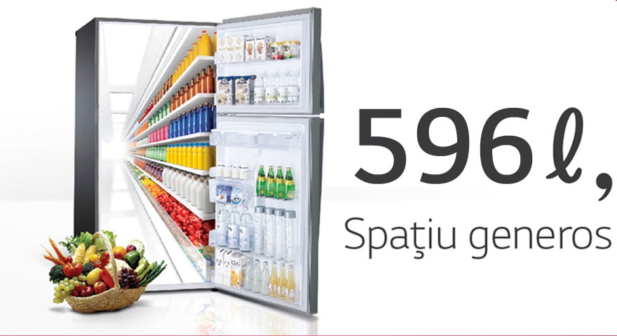 Capacitate mare | 596 L