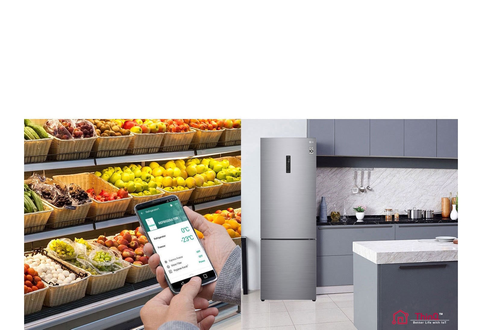 Reglează setările frigiderului de la distanță