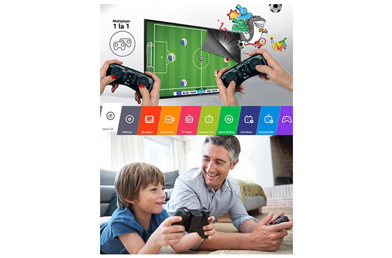 Gaming, control rapid & multiplayer<br>2