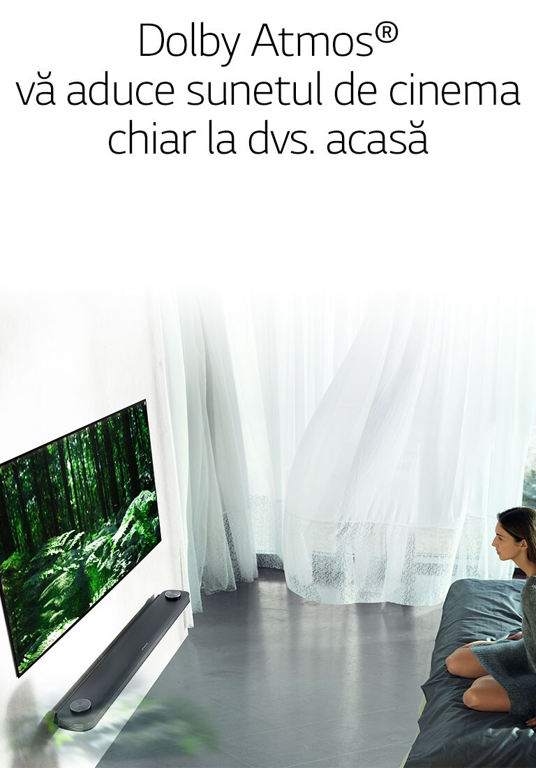 Dolby Atmos® vă aduce sunetul de cinema chiar la dvs. acasă