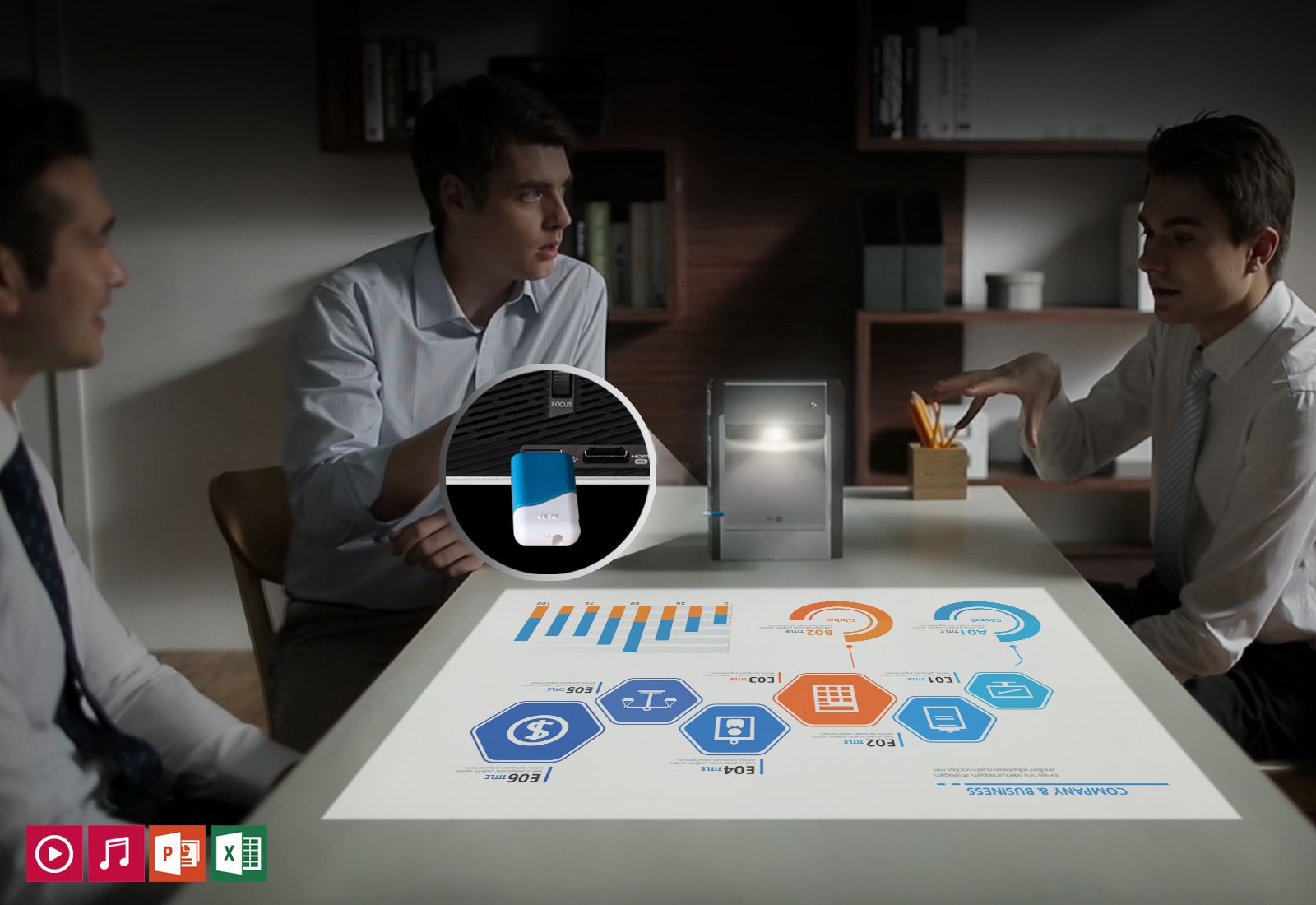 Funcție USB Plug & Play simplă<br>1