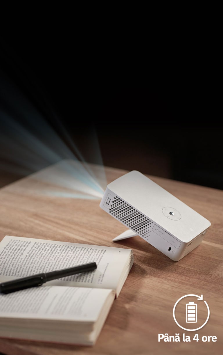 Baterie integrată cu autonomie de până la 4 ore2