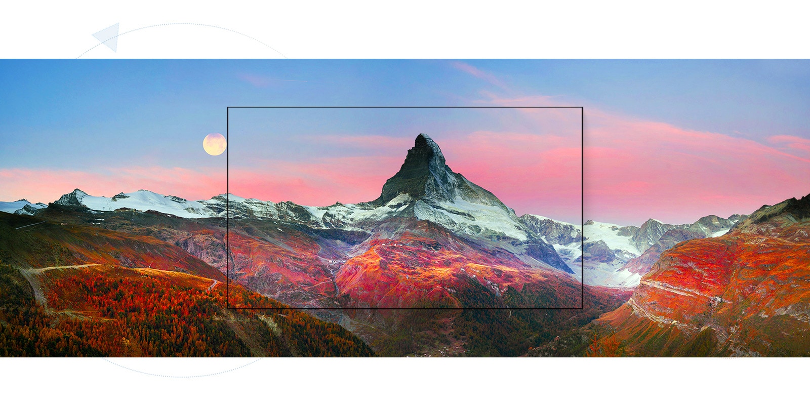 Un cadru cu un peisaj de munte magnific (redă videoclipul)