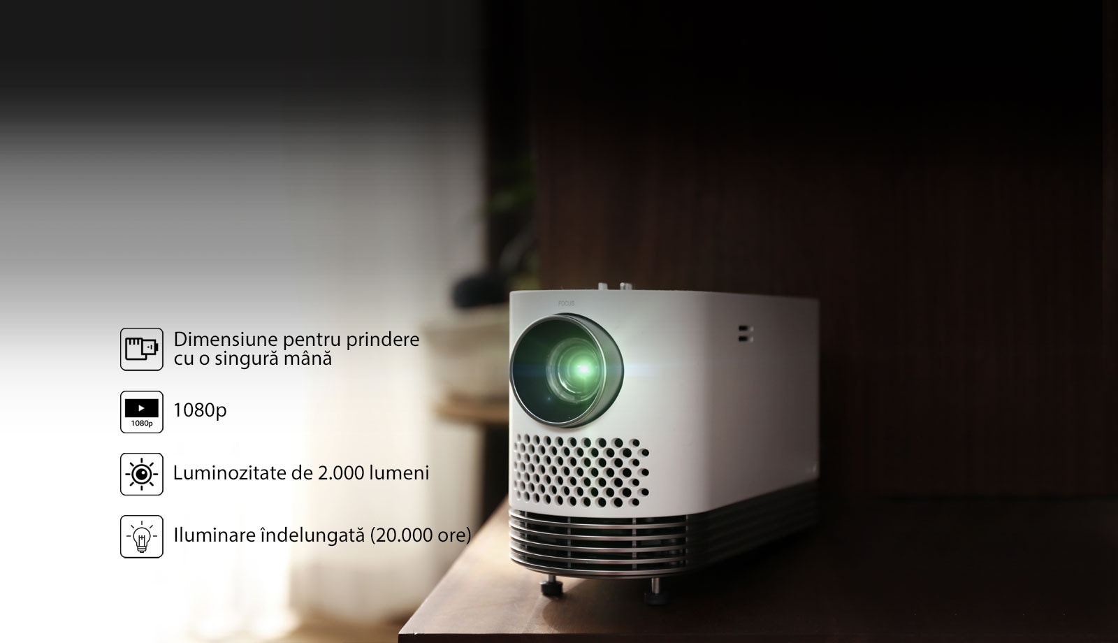 Un proiector portabil superior1