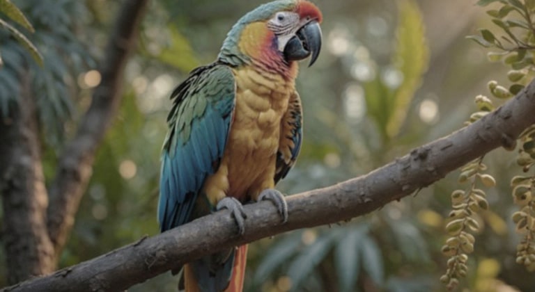 Linii animate se mișcă pe o imagine foarte palidă și aproape gri a unui papagal într-o pădure, ca și cum un supercomputer ar analiza elementele din cadru. Un laser urmează silueta papagalului, iar apoi aceasta este îmbunătățită pentru a deveni mai luminoasă, mai clară și mai colorată. De asemenea, fundalul se transformă din stânga spre dreapta, acum cu contrast, adâncime și culori îmbunătățite.