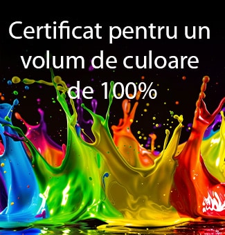 LG QNED evo AI QNED85 Mini LED cu Dynamic QNED Color Pro umple ecranul cu explozii vii și fluide de mișcare multicoloră, asemănătoare picturii, evidențiind o vibrație îmbunătățită a culorilor, certificată pentru un volum de culoare de 100%.