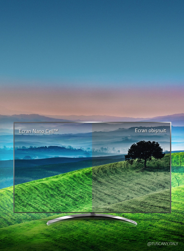 Tehnologia Nano Cell™, pentru culori bogate și exacte, cu un unghi larg de vizualizare