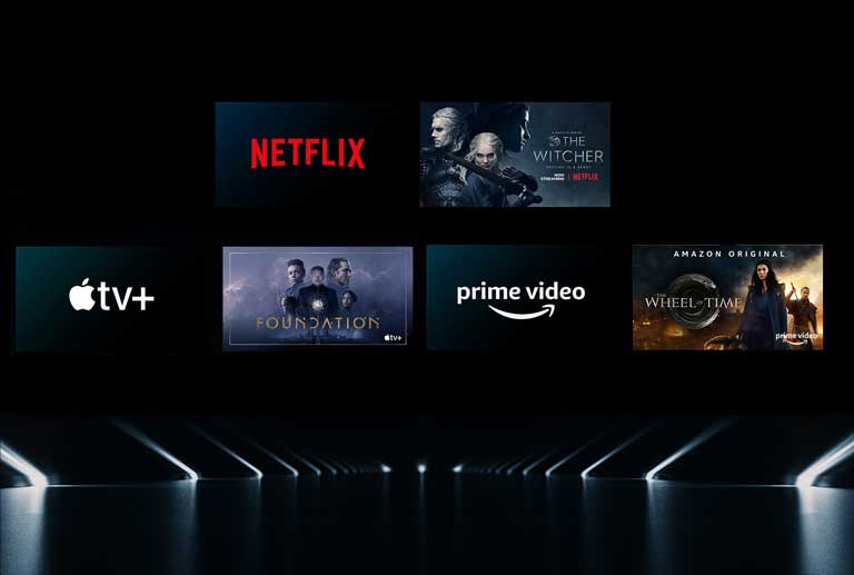 Imagine cu ghețari. Jumătatea din stânga imaginii utilizează SDR, în timp ce jumătatea din dreapta utilizează HDR 10 Pro, care prezintă contrastul.