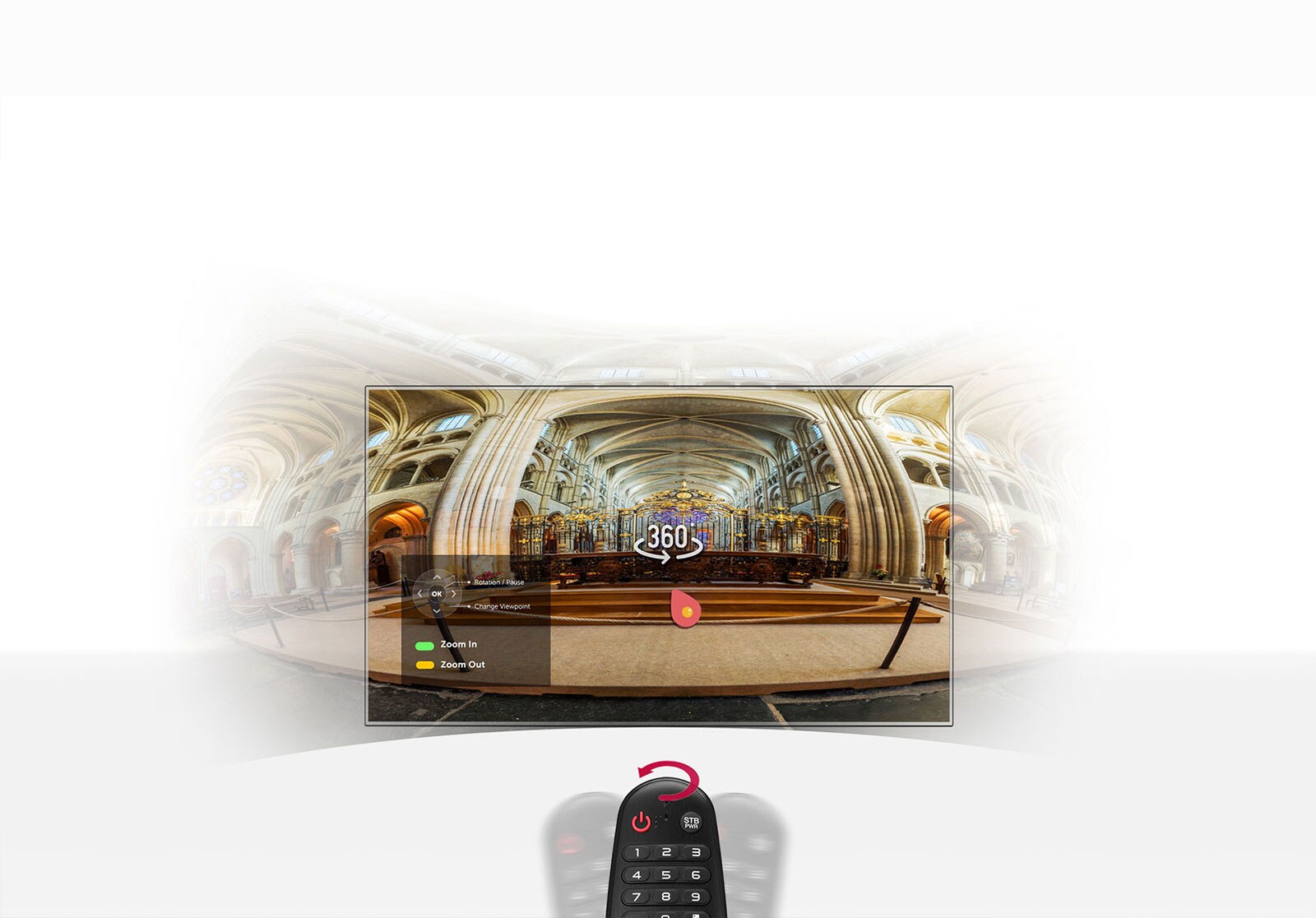 Mod vizualizare 360 grade<br>1