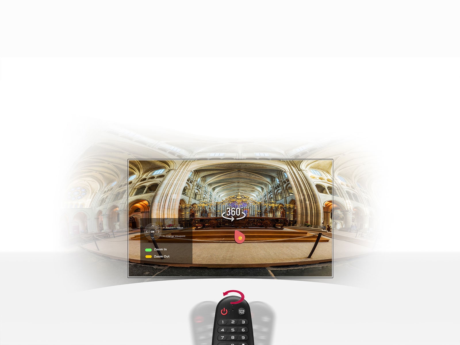 Mod vizualizare 360 grade<br>1