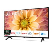 LG 70UN70703LB, vedere laterală la 30 de grade, 70UN70703LB, thumbnail 2