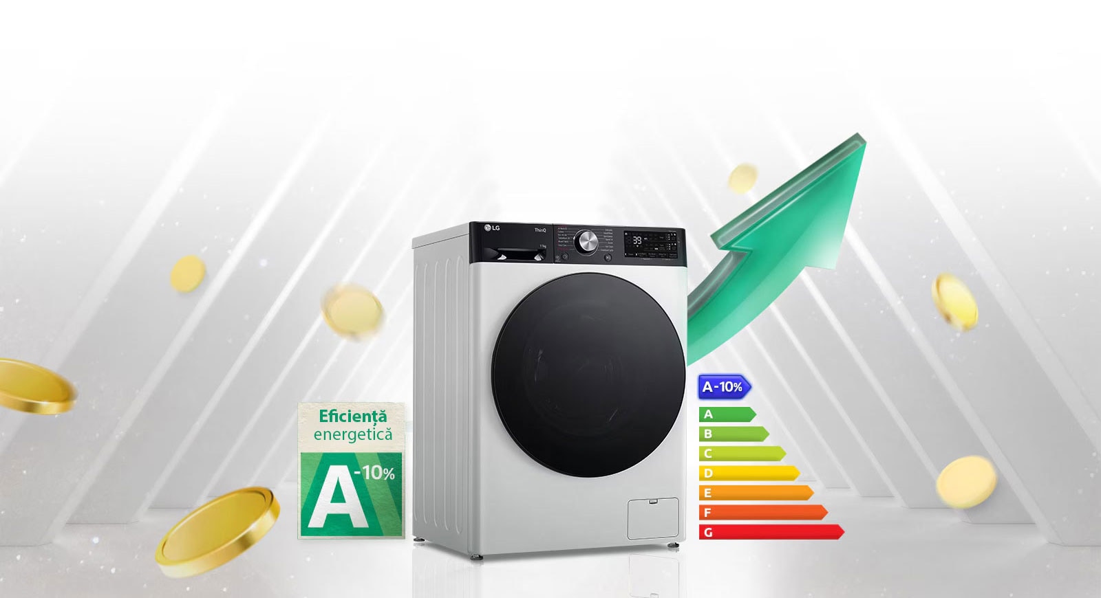  Eticheta de rating energetic cu eficiență ridicată A-10%