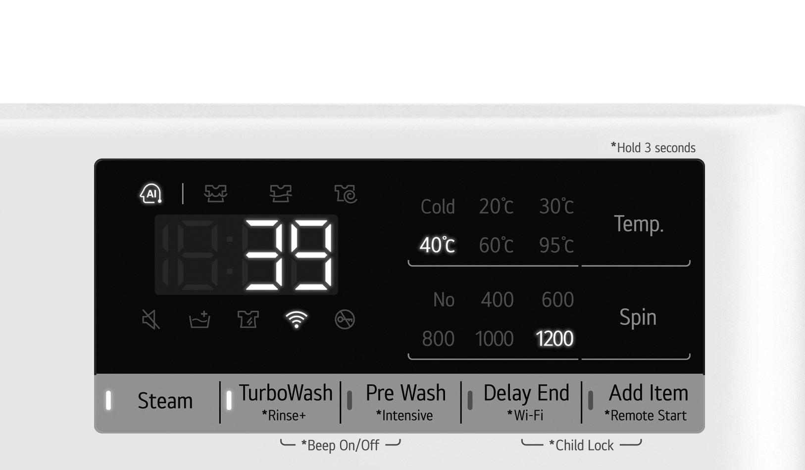 Imaginea mașinii de spălat cu ușa din sticlă securizată vizibilă în mod clar.