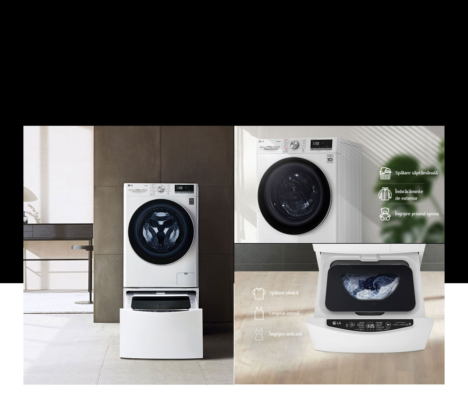 Disponibilă cu TWINWash™ Mini1