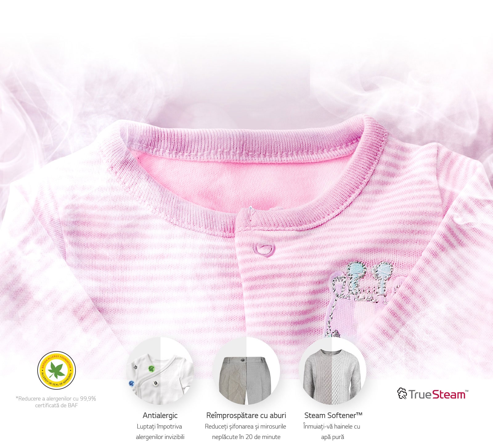 Alergeni reduși cu 99,9%<br>3