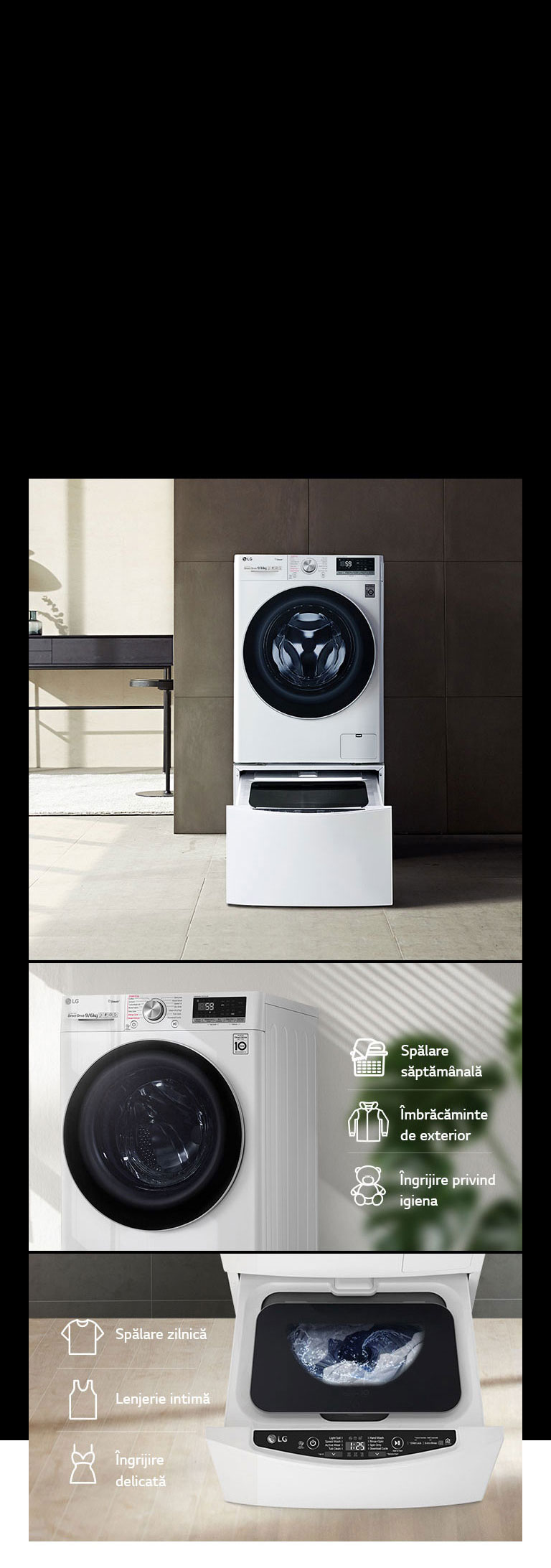 Disponibilă cu TWINWash™ Mini2