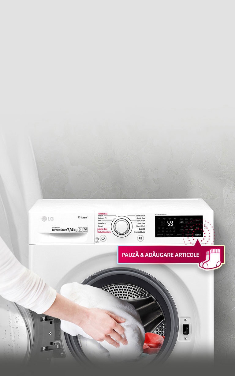 Pauză & adăugare articole