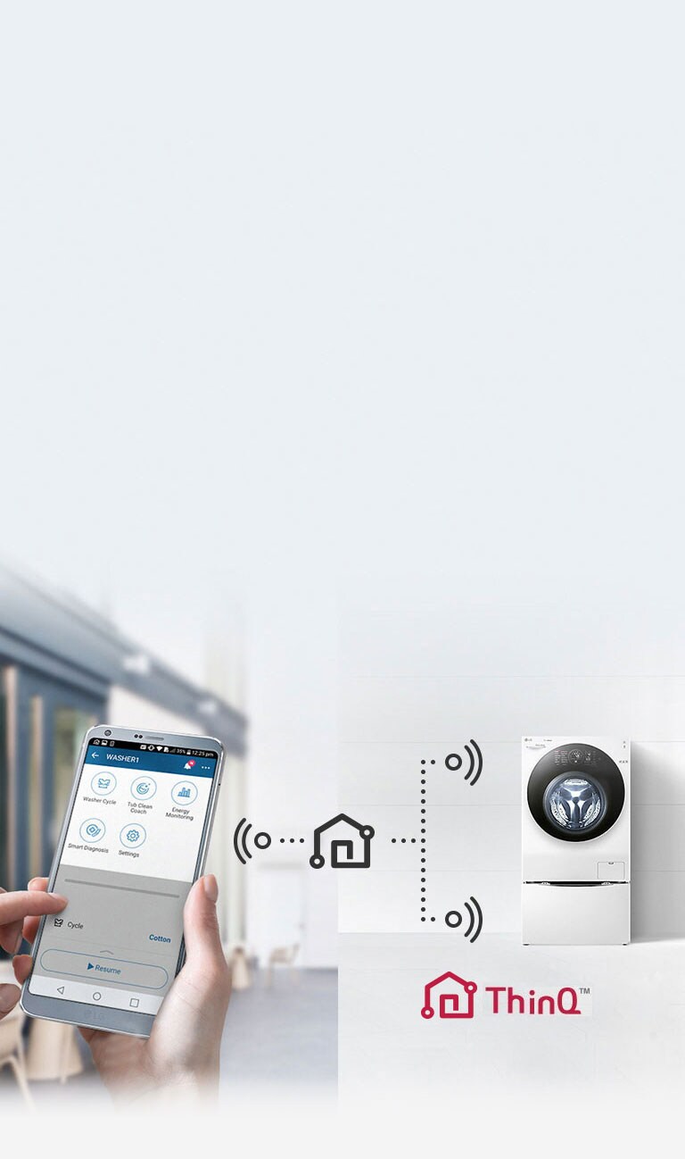 Mult mai practic cu ThinQ Wi-Fi