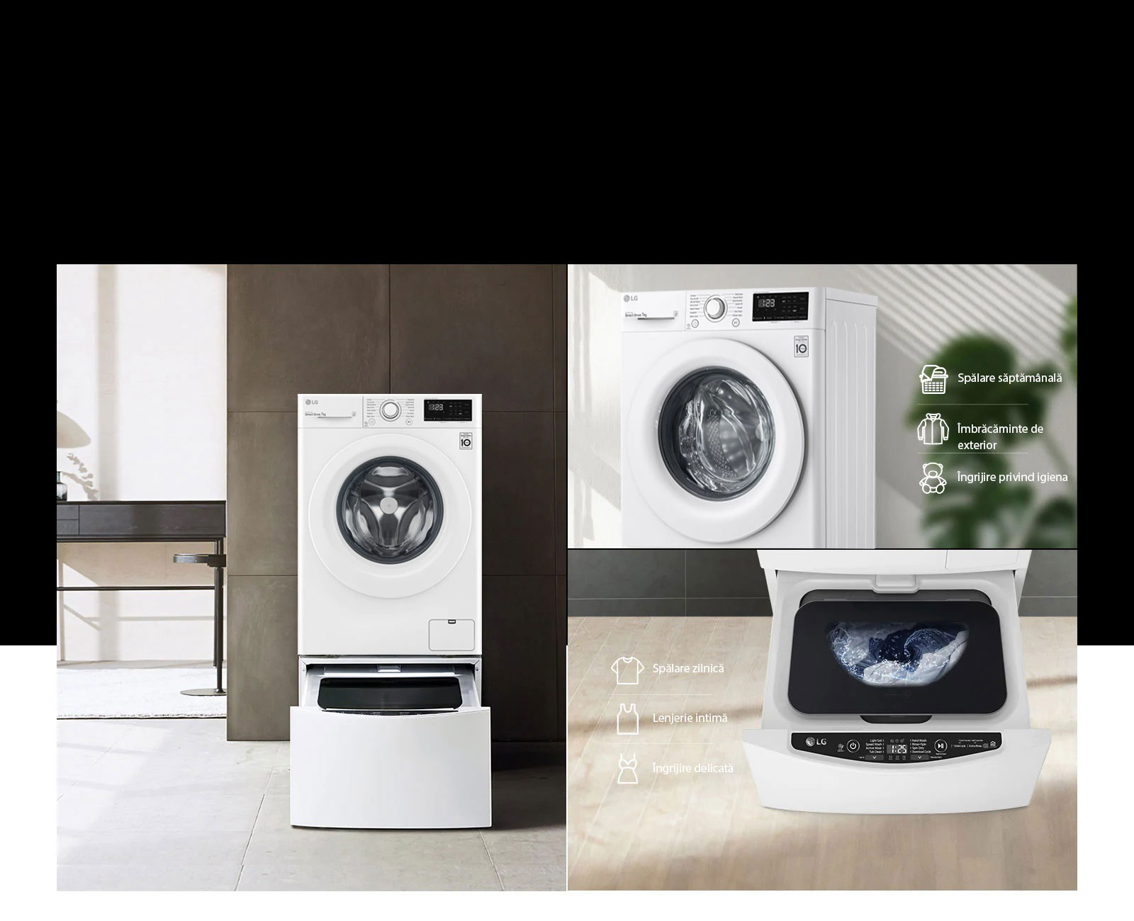 Disponibilă cu TWINWash™ Mini1