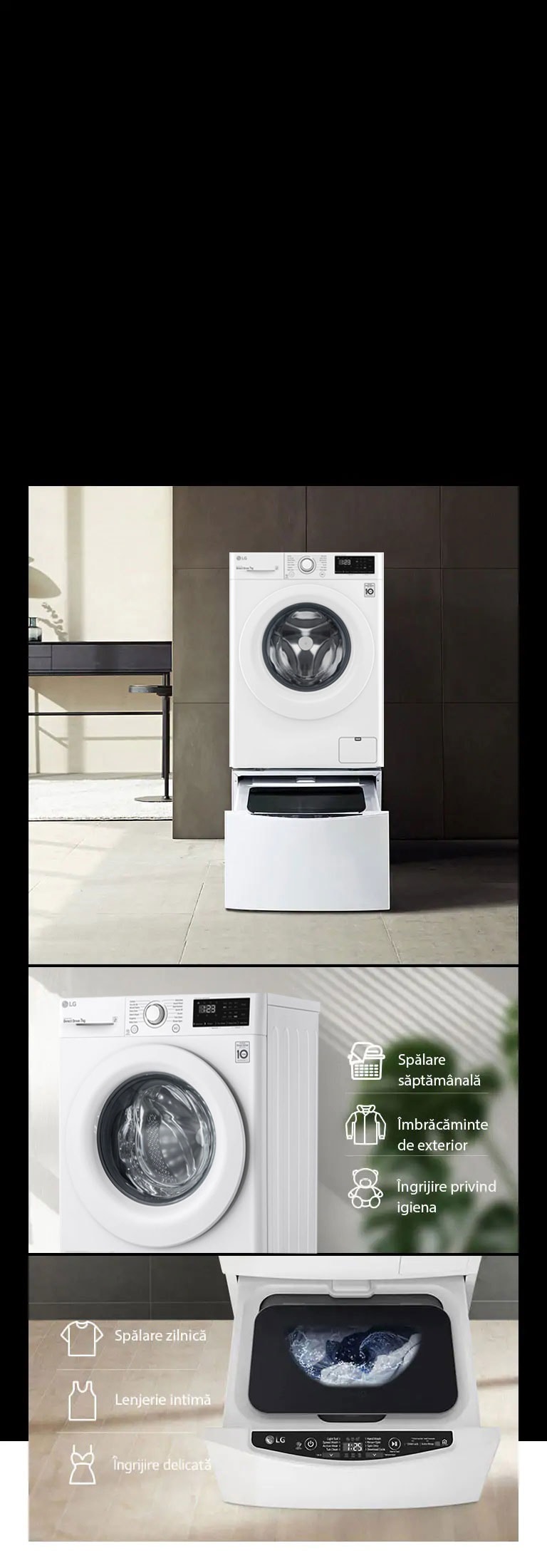 Disponibilă cu TWINWash™ Mini2