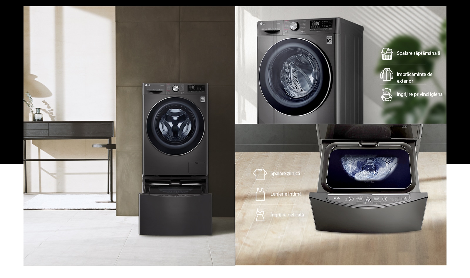 Disponibilă cu TWINWash™ Mini