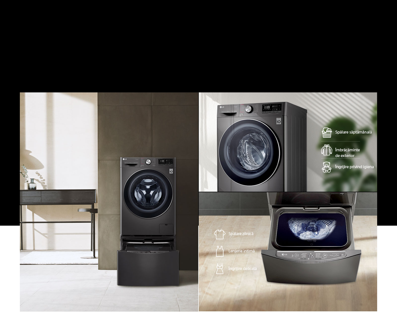 Disponibilă cu TWINWash™ Mini1