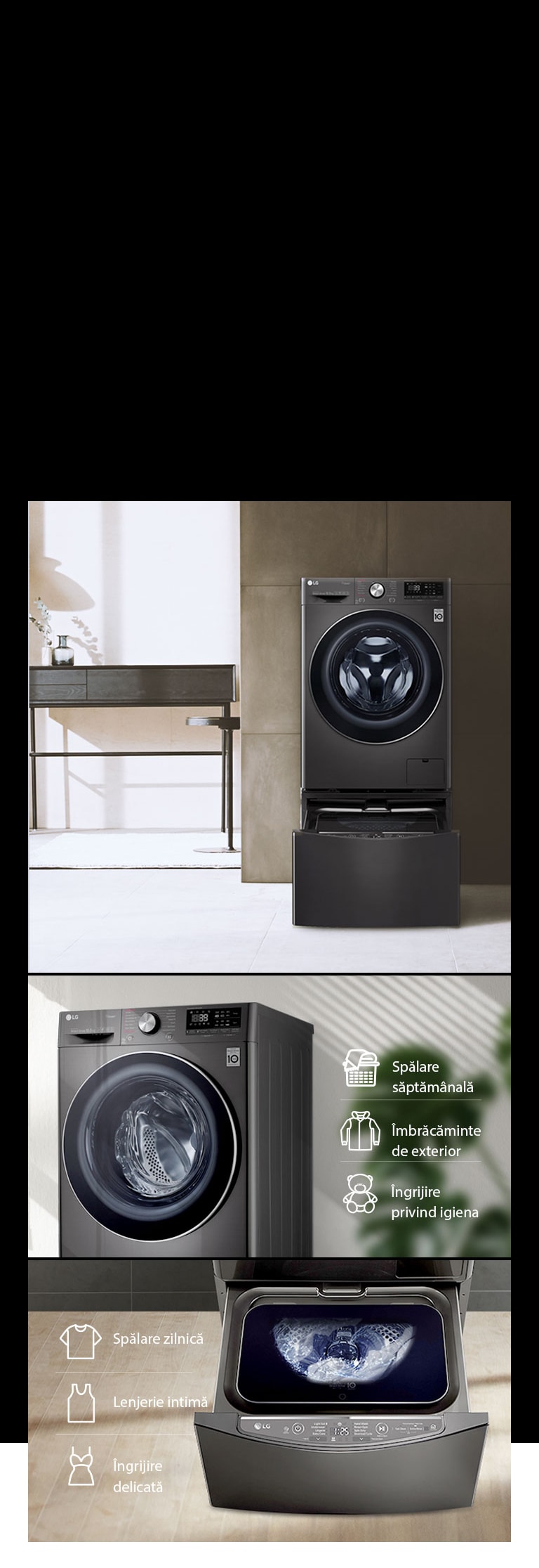 Disponibilă cu TWINWash™ Mini2