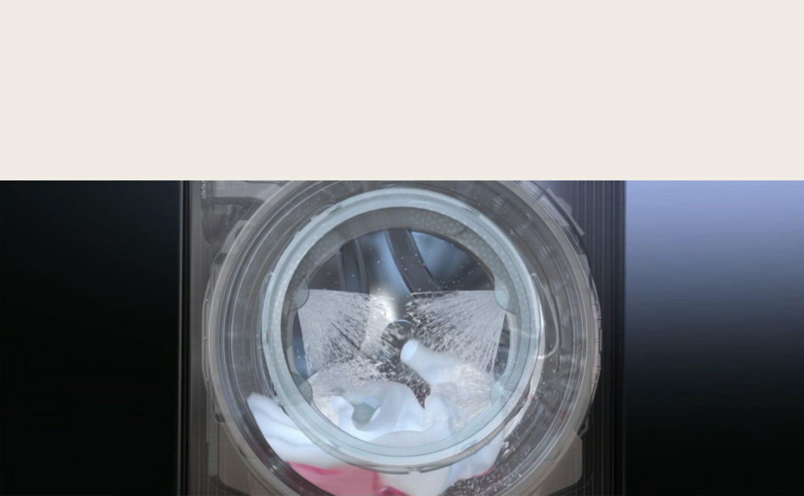  Există o ușă la mașina de spălat. Apă este pulverizată din patru direcții în interiorul ușii.