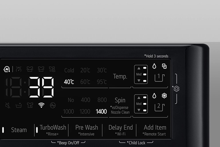 Imaginea mașinii de spălat cu ușa din sticlă securizată vizibilă în mod clar.