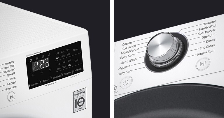 Afișajul este mai vizibil și dimensiunea butonului rotativ a fost mărită.