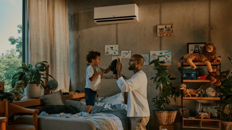 Poate LG AI să te ajute să menții un climat confortabil în locuință, fără ajustări manuale constante?1