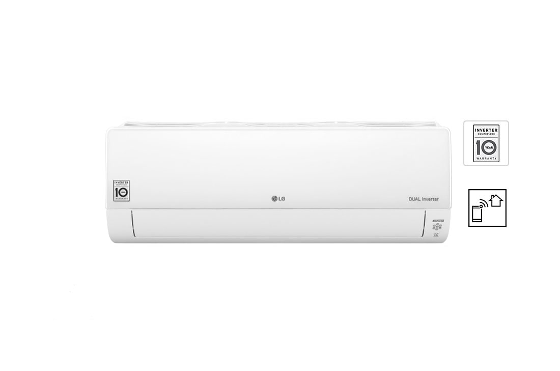 LG Aer Contiționat LG | 18000 BTU | Compresor Dual Inverter 10 ani garanție | WiFi integrat | Alb, DC18RQ