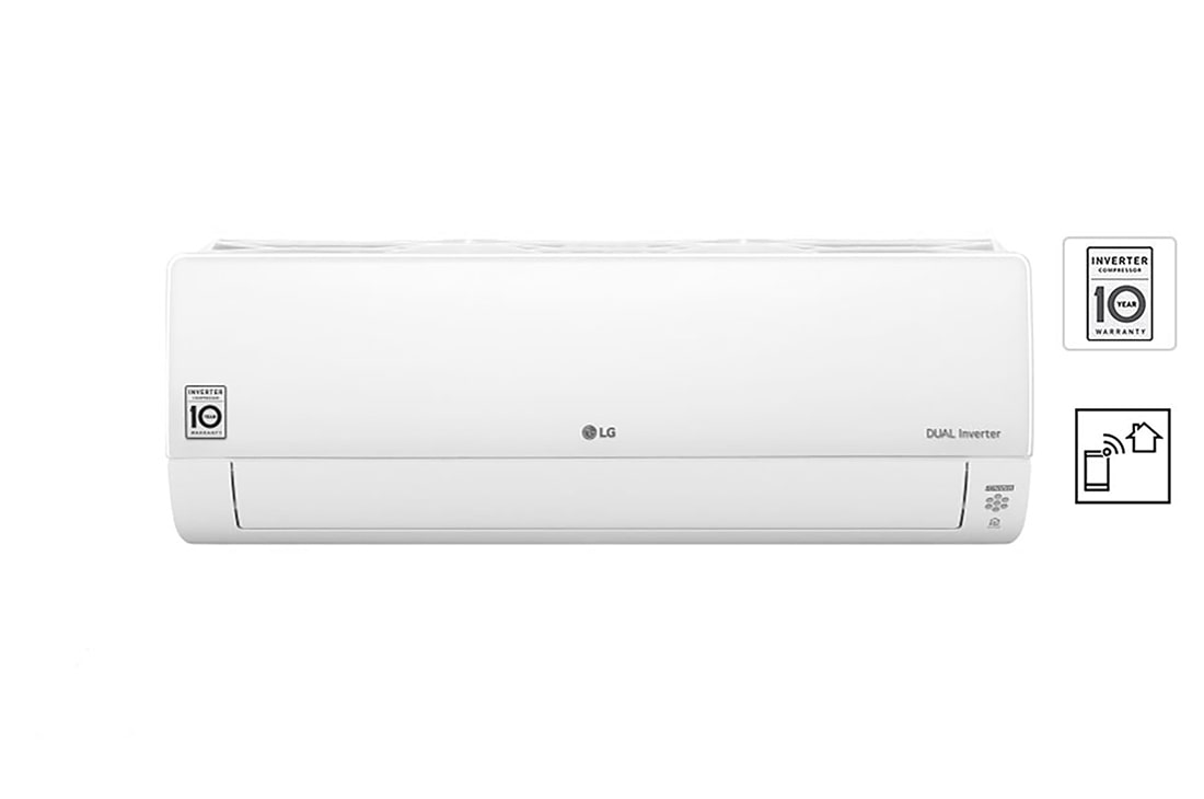 LG Aer Conditionat LG | 9000 BTU | Compresor Dual Inverter 10 ani garanție | WiFi integrat | Alb, DC09RQ