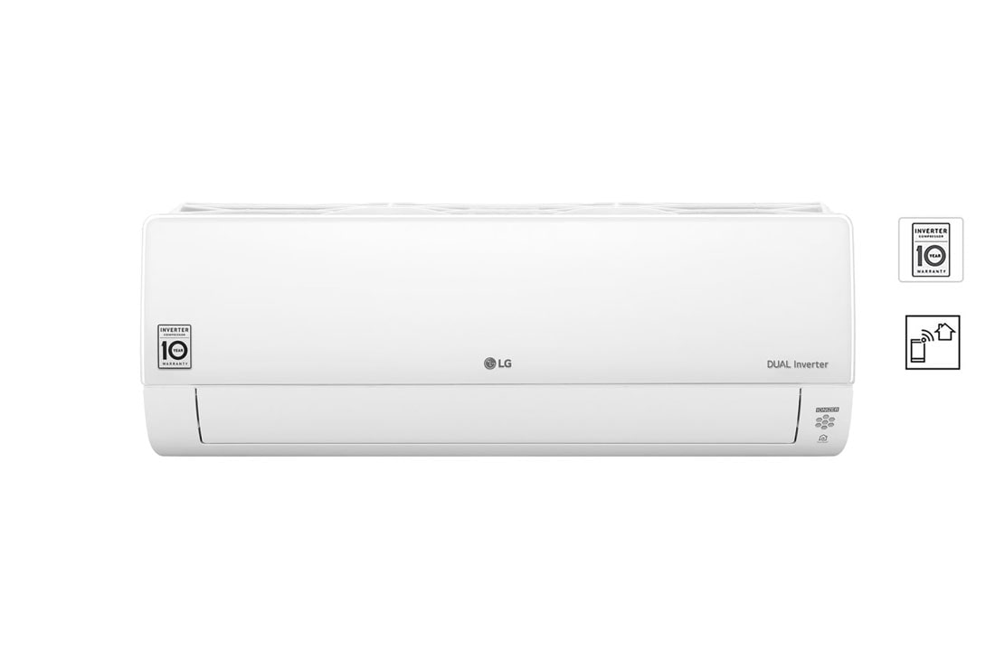 LG Aer Condiționat LG | 12000 BTU | Compresor Dual Inverter 10 ani garanție | ThinQ™ | Alb, DC12RK