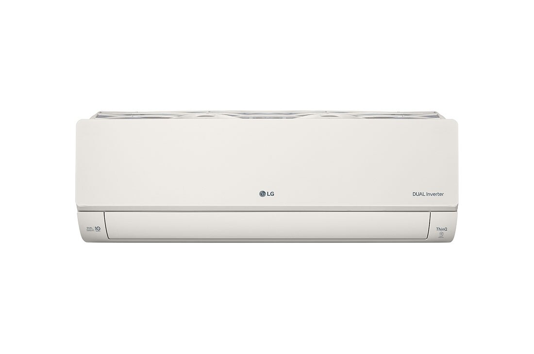 LG Aer Condiționat LG | 9000 BTU | DUAL Inverter |  Plasmaster™ Ionizer++  | Alb, Vedere frontală, AB09BK