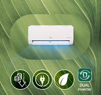 Un aer condiționat și 3 iconițe pentru economie de energie 