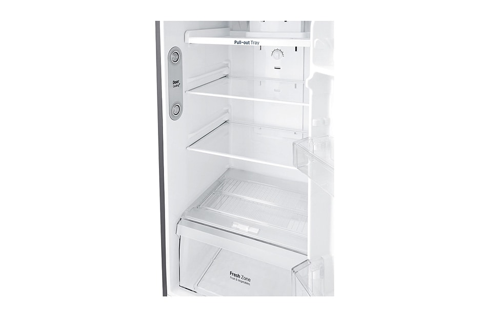 LG Frigider LG | Clasa F | 312 L | Total No Frost | Door Cooling+™ | LINEAR Cooling™ | Gri metalizat, GTB523PZCZD, thumbnail 5