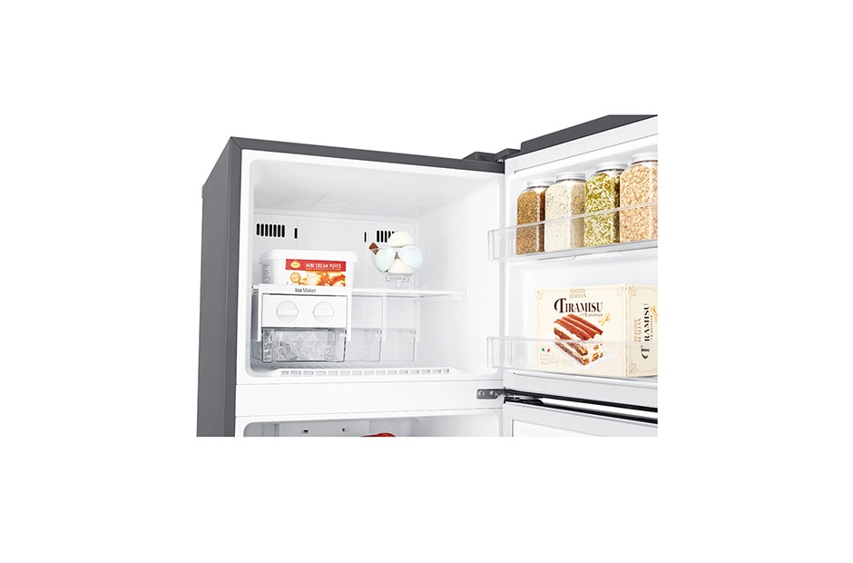 LG Frigider LG | Clasa F | 312 L | Total No Frost | Door Cooling+™ | LINEAR Cooling™ | Gri metalizat, GTB523PZCZD, thumbnail 6