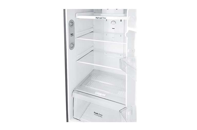 LG Frigider LG | Clasa F | 312 L | Total No Frost | Door Cooling+™ | LINEAR Cooling™ | Gri metalizat, GTB523PZCZD, thumbnail 5