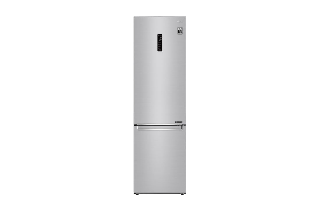 LG Combină frigorifică | Clasa D | 384 L | Total No Frost | Compresor Linear Inverter 10 ani Garanție | Door Cooling | ThinQ™ | Gri metalizat, GBB72NSDFN
