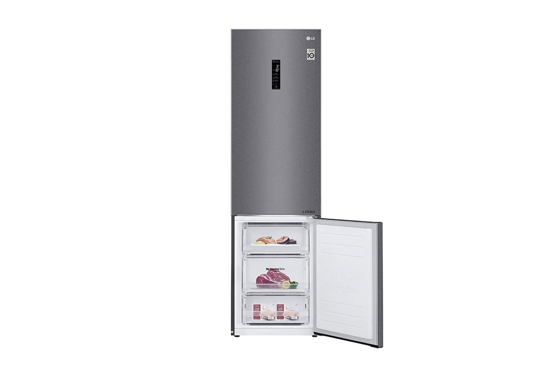LG Combină frigorifică | Clasa E | 384 L | Total No Frost | Compresor Linear Inverter 10 ani Garanție | Door Cooling, GBB62DSHZN, thumbnail 13