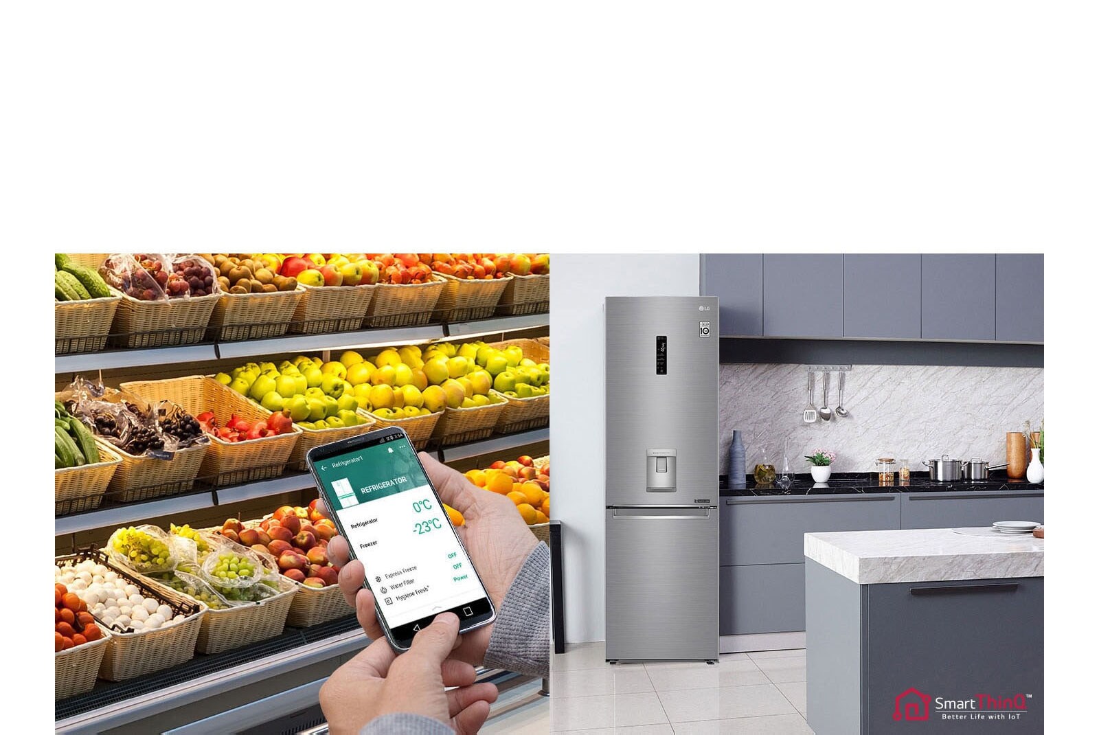 Reglează setările frigiderului de la distanță