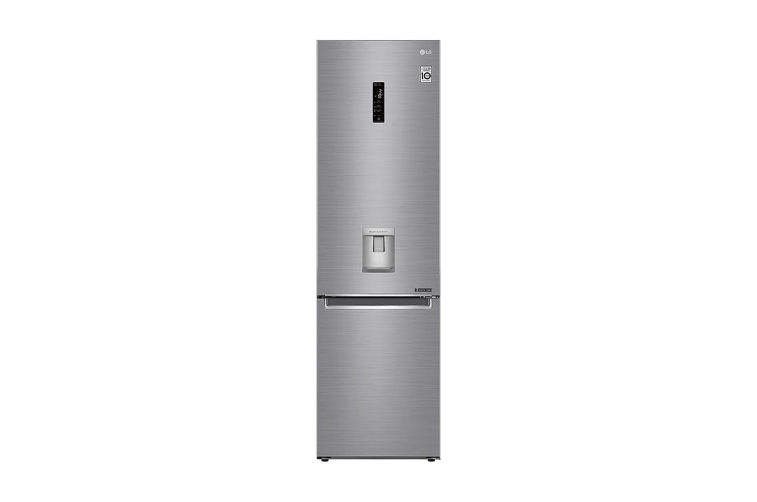 LG Combină frigorifică | Clasa E | 380 L | Total No Frost | Compresor Linear Inverter 10 ani Garanție | Door Cooling | Gri metalizat, GBF62PZHZN