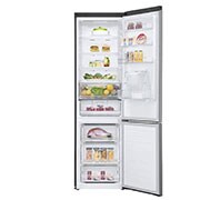 LG Combină frigorifică | Clasa E | 380 L | Total No Frost | Compresor Linear Inverter 10 ani Garanție | Door Cooling | Gri metalizat, GBF62PZHZN, thumbnail 3