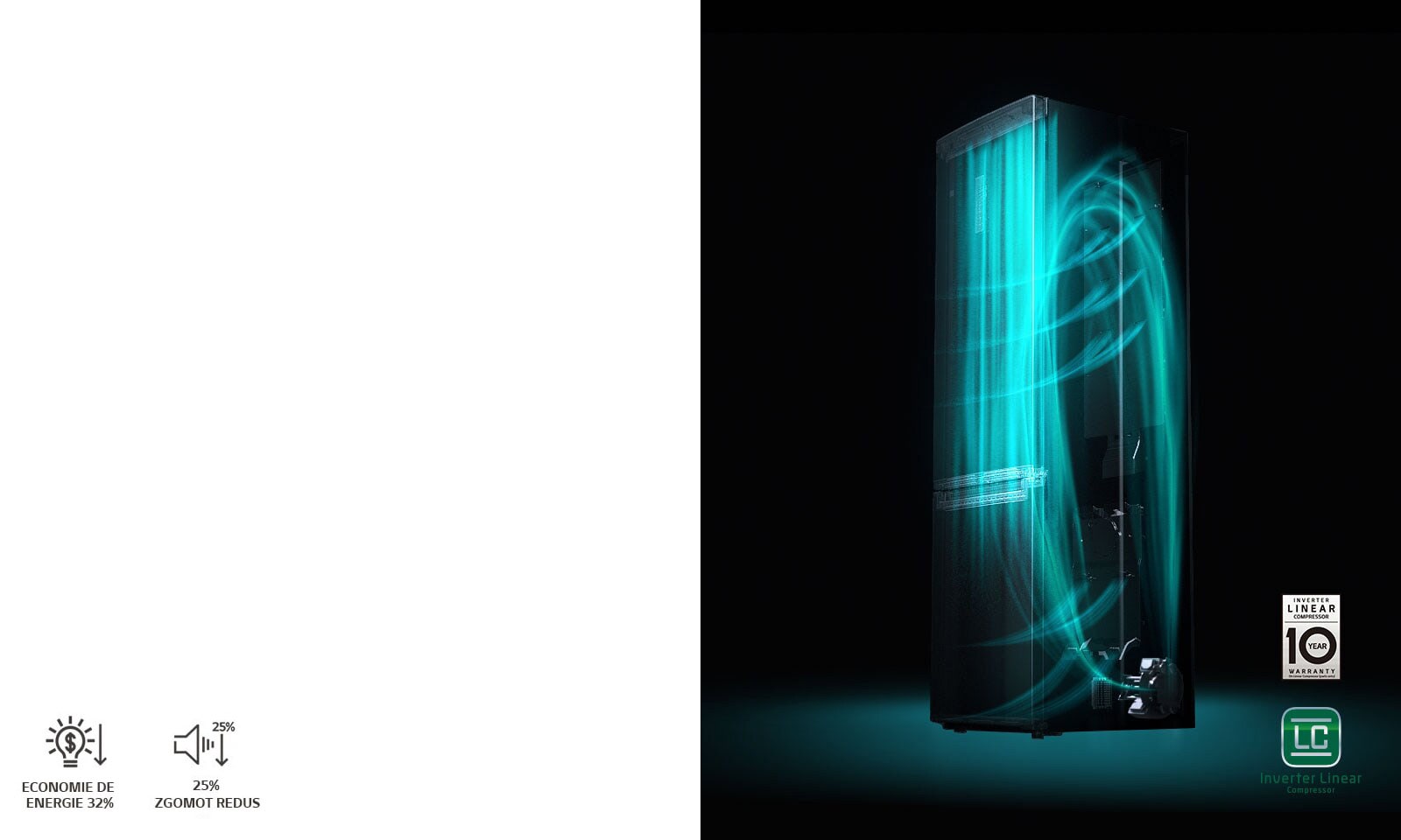 Garanție 10 ani pentru compresorul linear inverter3