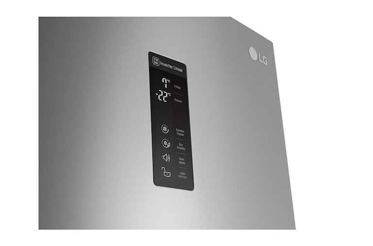 LG Combina frigorifica | 343 L | Total No Frost | Compresor Linear Inverter 10 ani Garantie, GBB60PZDZS, thumbnail 4