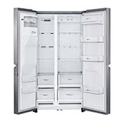 LG Frigider Side by Side | Clasa F | 601 L | Total No Frost | Compresor Linear Inverter 10 ani Garanție | Gri metalizat, GSL760PZXV, thumbnail 2