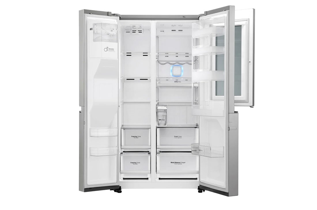 LG Frigider InstaView™ Door-in-Door™ | 625 L | 1.790M | Clasa F | FRESHBalancer™ | ThinQ™ | Gri metalizat, GSX961NSAZ, thumbnail 13